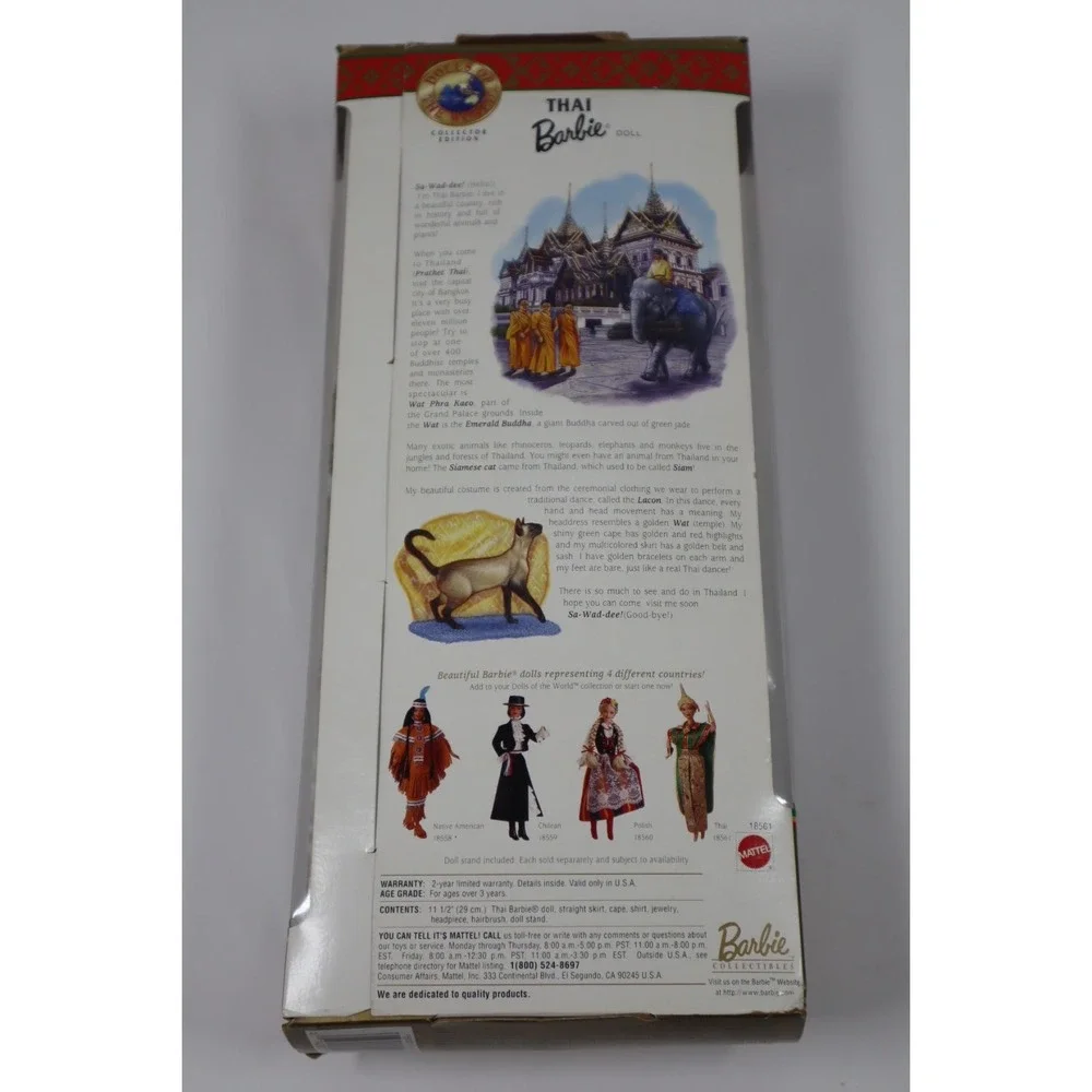 Vintage Barbie Year 1997 Collector Edition -‎ THAI Barbie